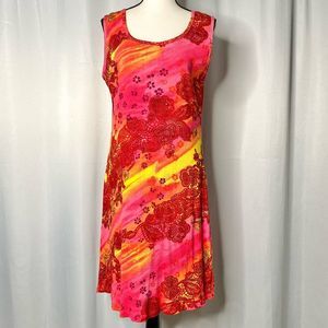 Forbidden Summer Dress Sleeveless T-Shirt Dress Size Large